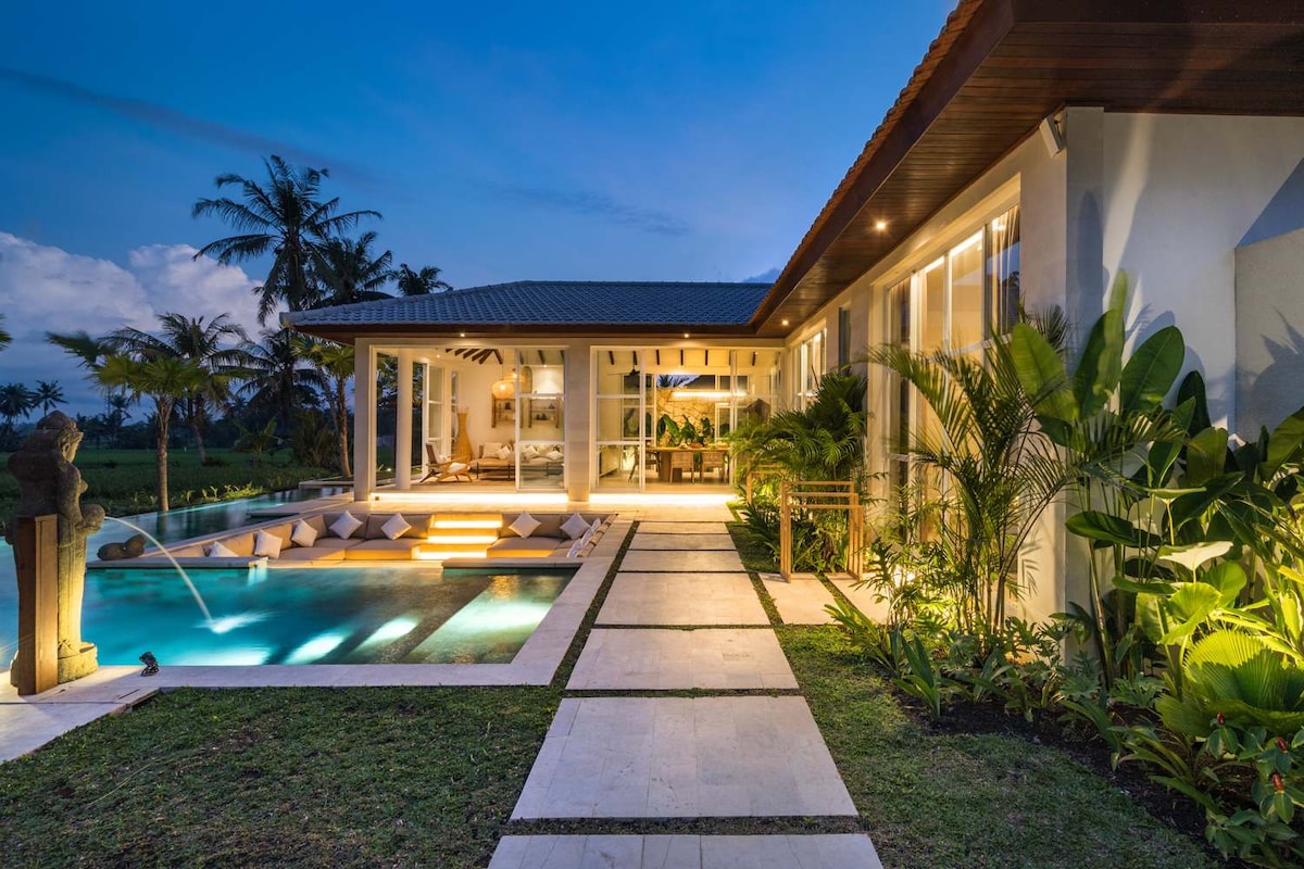 4BR Ubud Pool, Home Cinema, Yoga Deck, Ricefield View 37
