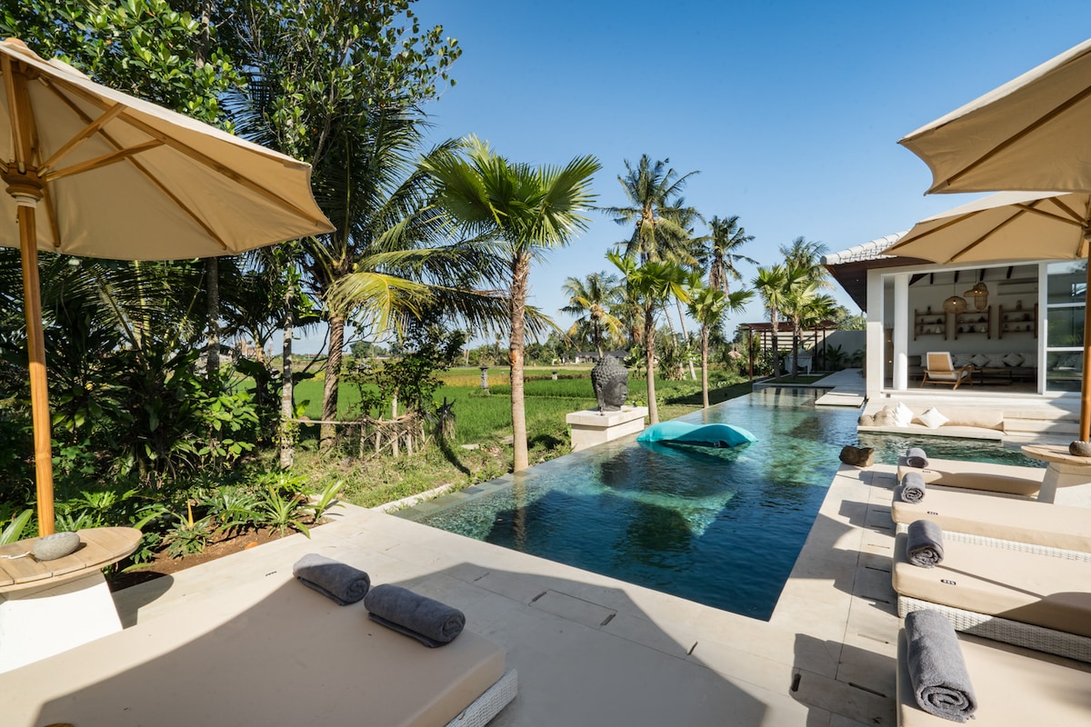 4BR Ubud Pool, Home Cinema, Yoga Deck, Ricefield View 38