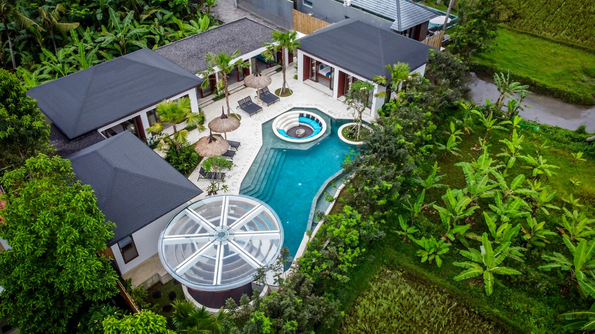 Pool Bar 5BR Infinity Pool Villa in Ubud 21