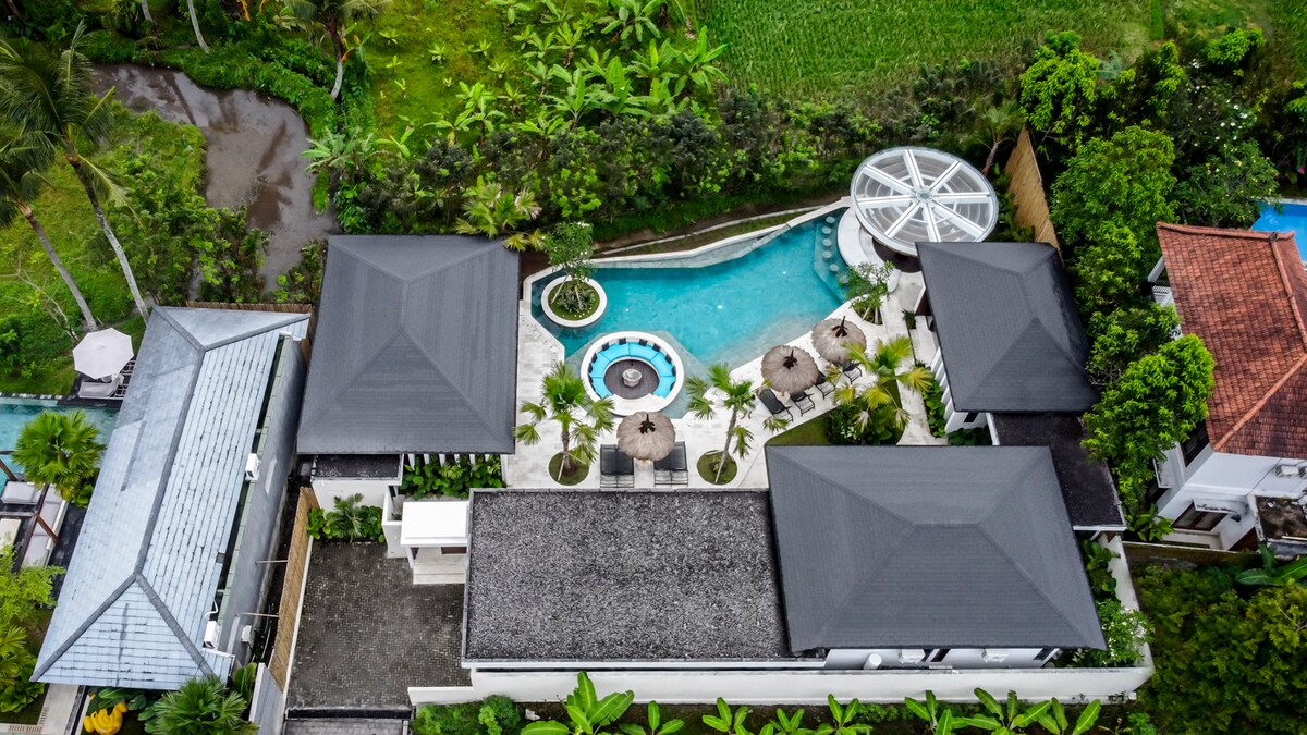 Pool Bar 5BR Infinity Pool Villa in Ubud 24